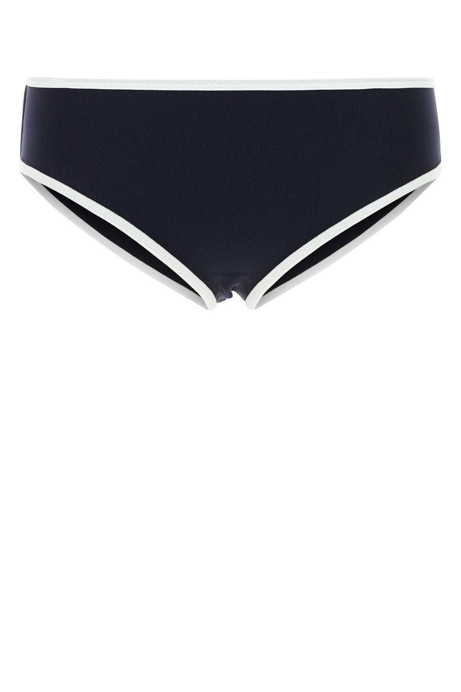 Midnight Blue Stretch Nylon Bikini Bottom Blubianco Intimo