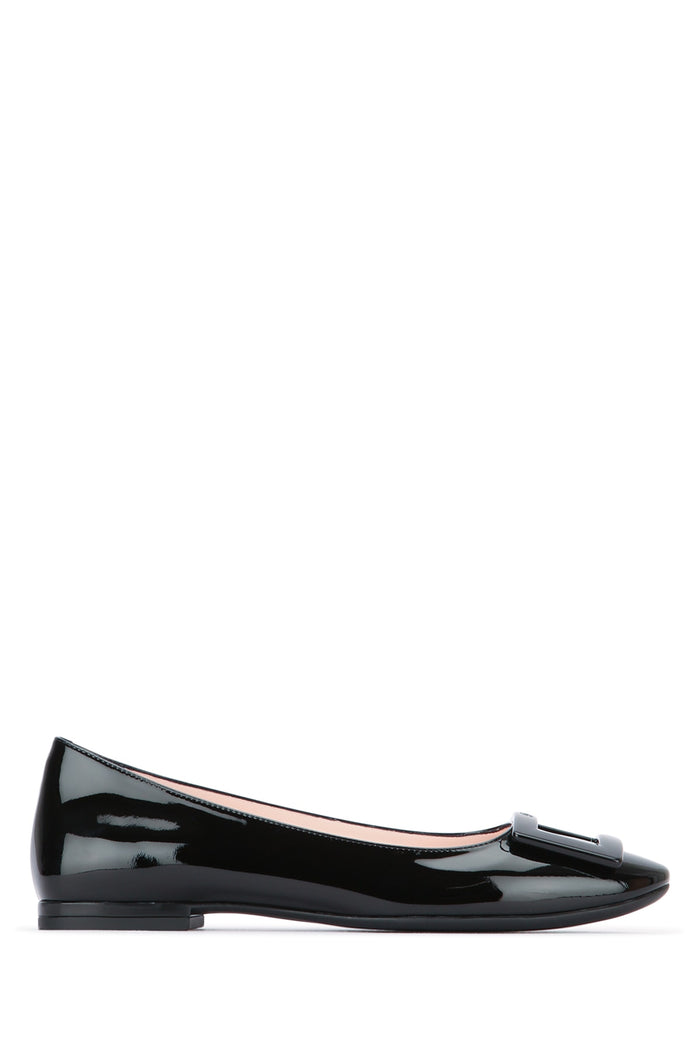 Nero Leather / Sole: Calf Ballerine