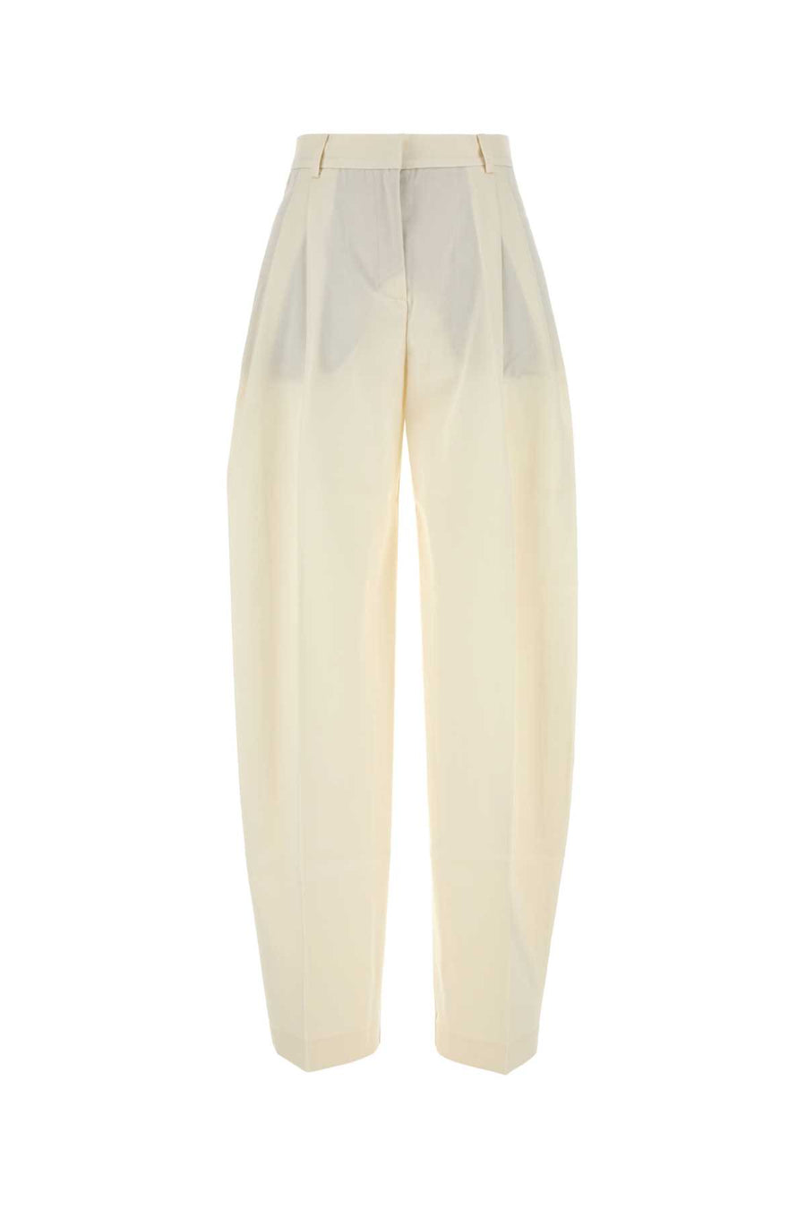 The Andamane Exterior: 55% Acetate 25% Viscose trousers in ivory