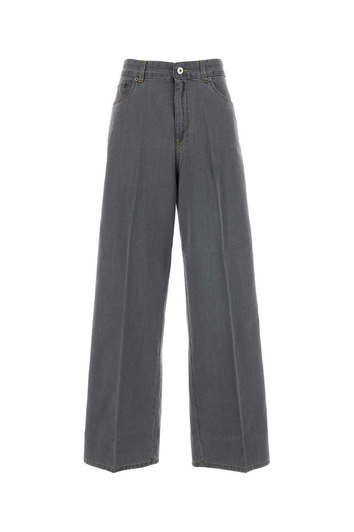 Grey Denim Jeans Grigio Exterior: Cotton Pantaloni