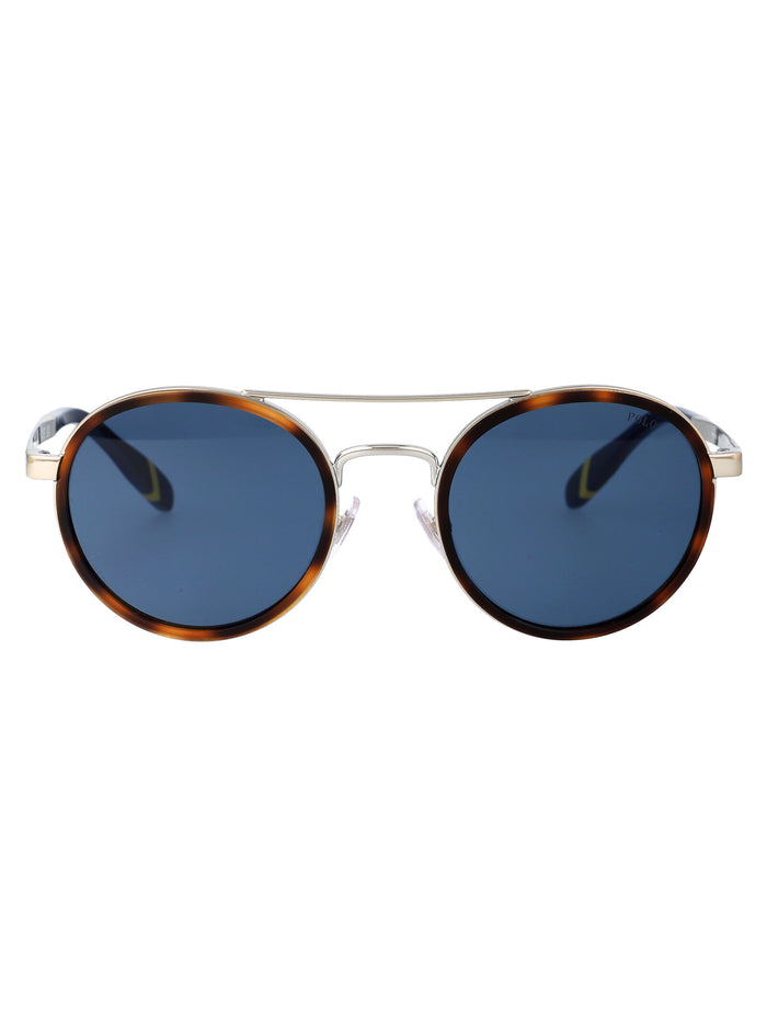 0ph3150 922280 Havana/silver Metal Sunglasses