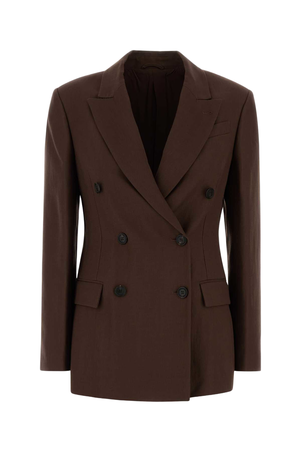 Brown Jersey Blazer C9284 Giacche E Gilet