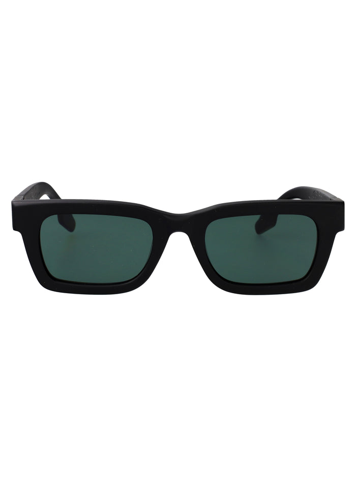 Vs0001sun 003 003-mbk/g15 Matte Black Green Acetate Sunglasses