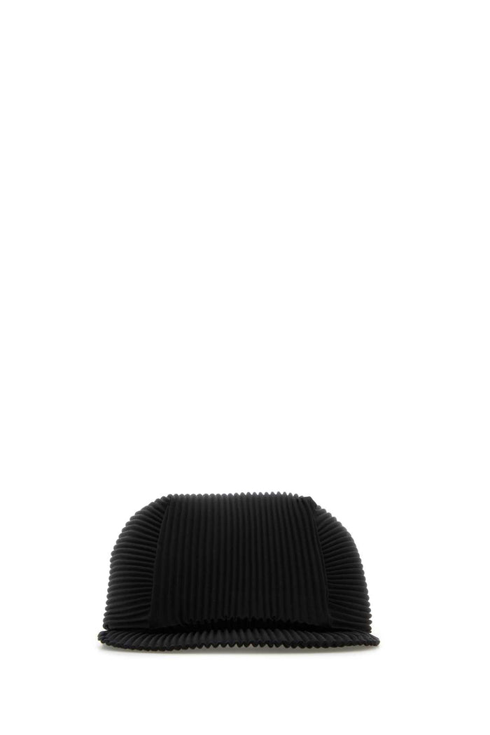 Black Polyester Baseball Cap Exterior: Cappelli