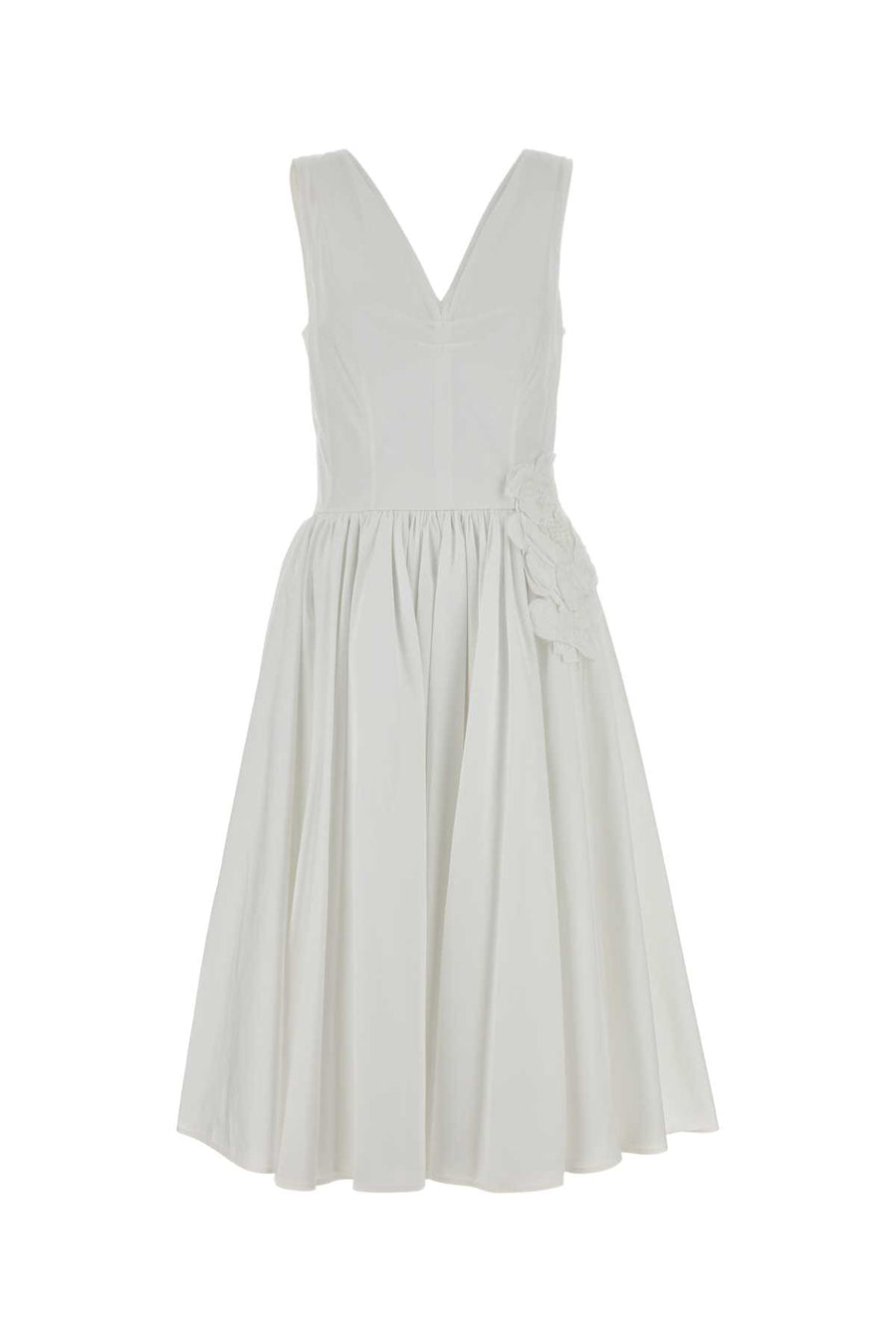 Prada Exterior: 100% Cotton; Lining: 100% Cotton dress in white
