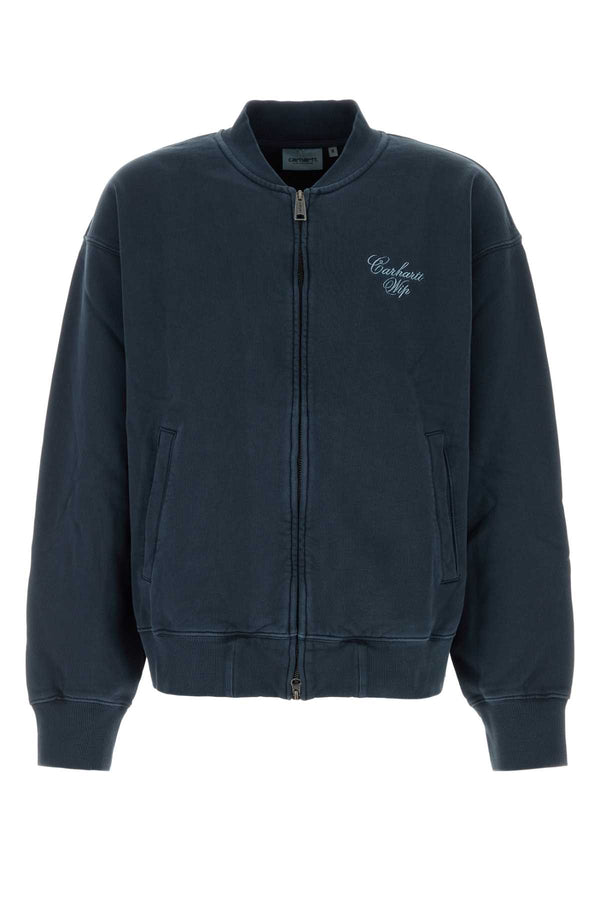 Carhartt Wip Bomber 100% Cotton bomber jacket in navy