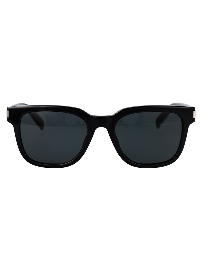 Sl 711 Black-crystal-black Resin Sunglasses