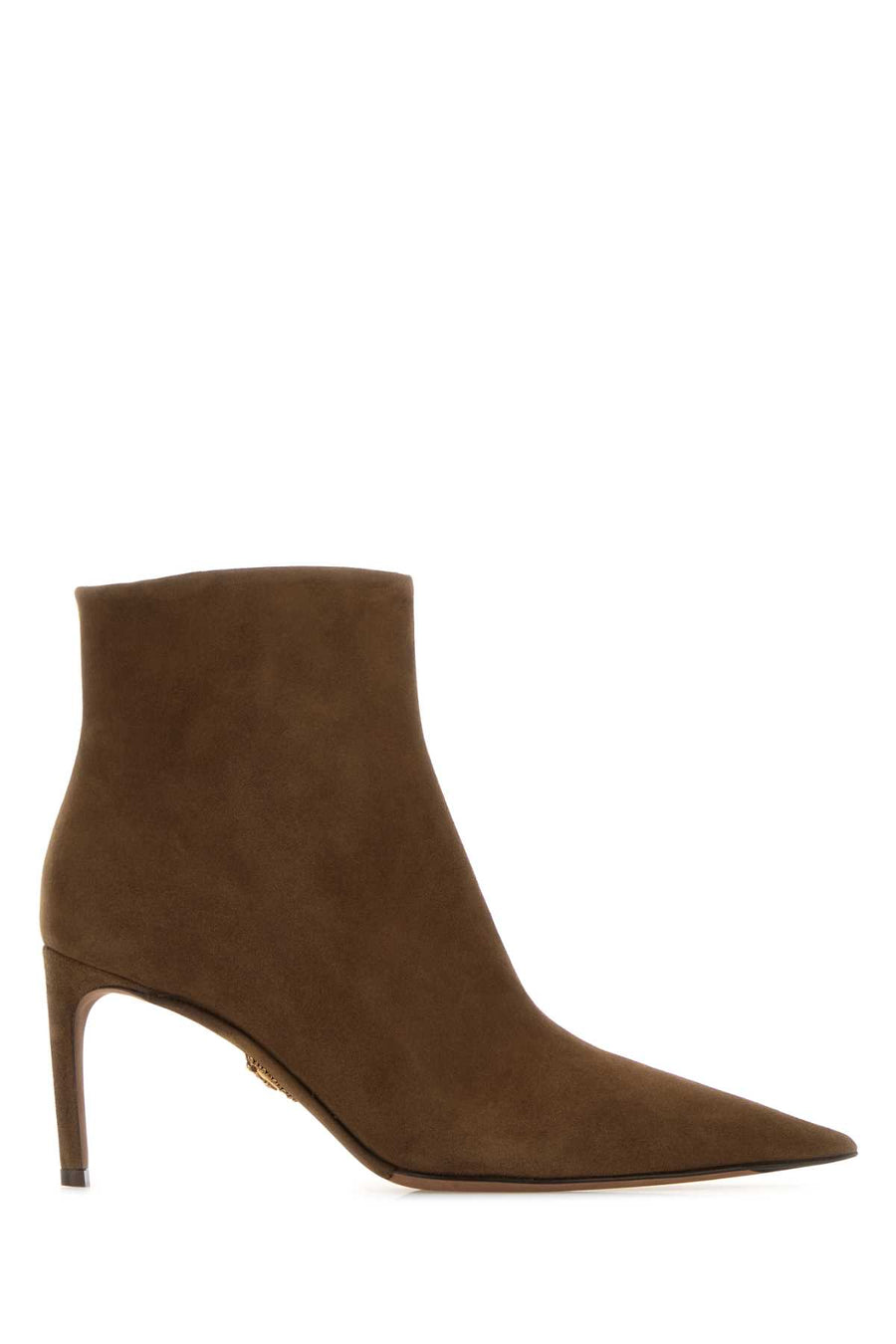 Dolce & Gabbana Exterior: 100% Suede ankle boot in brown