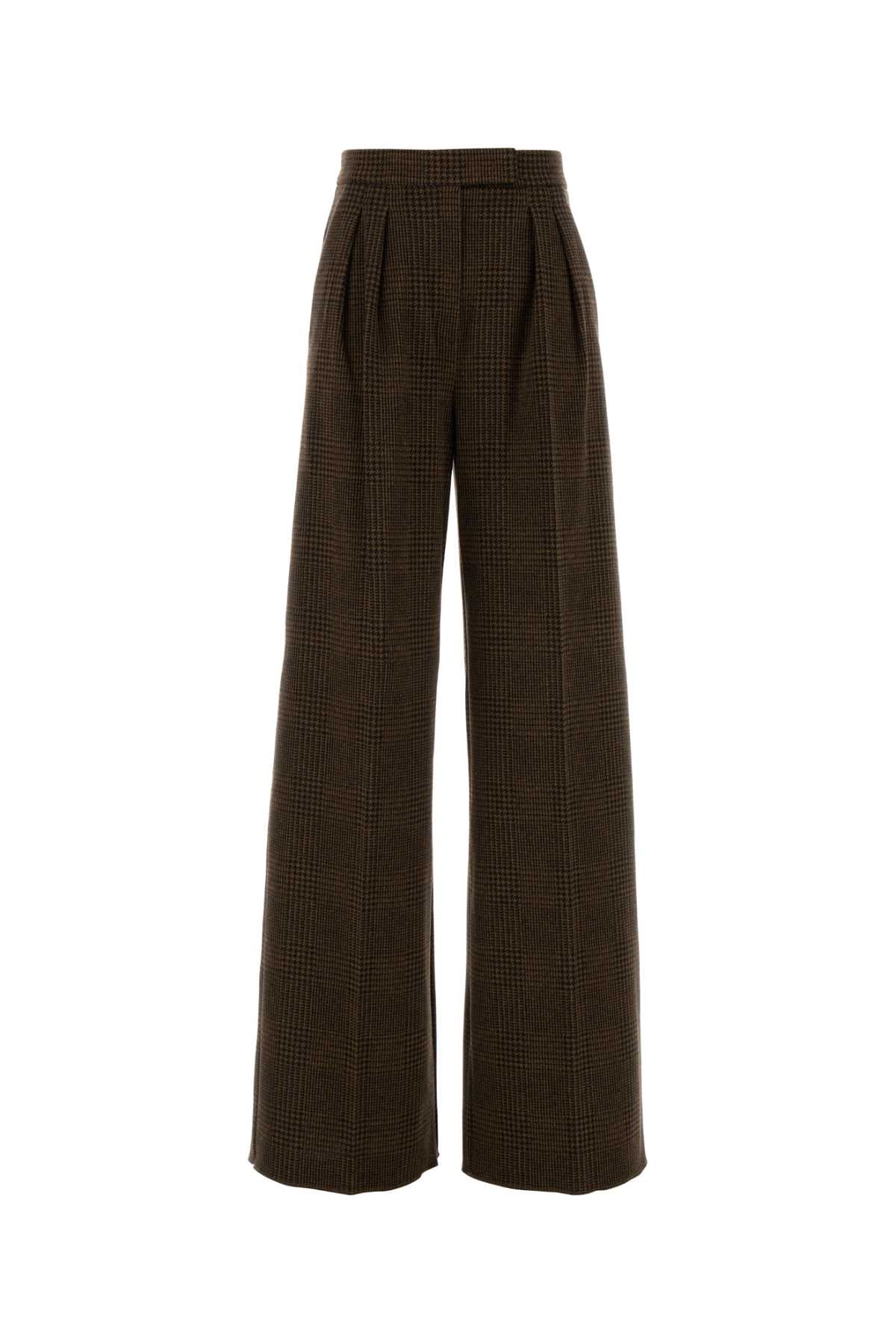 Embroidered Cotton Blend Ponza Wide-Leg Pant Testa Moro Pantaloni