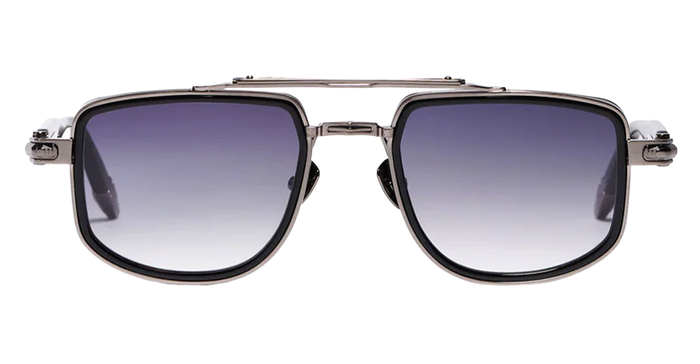 Kaï - C420 Shinyblack Brushed Ruthenium Nd Metal Sunglasses