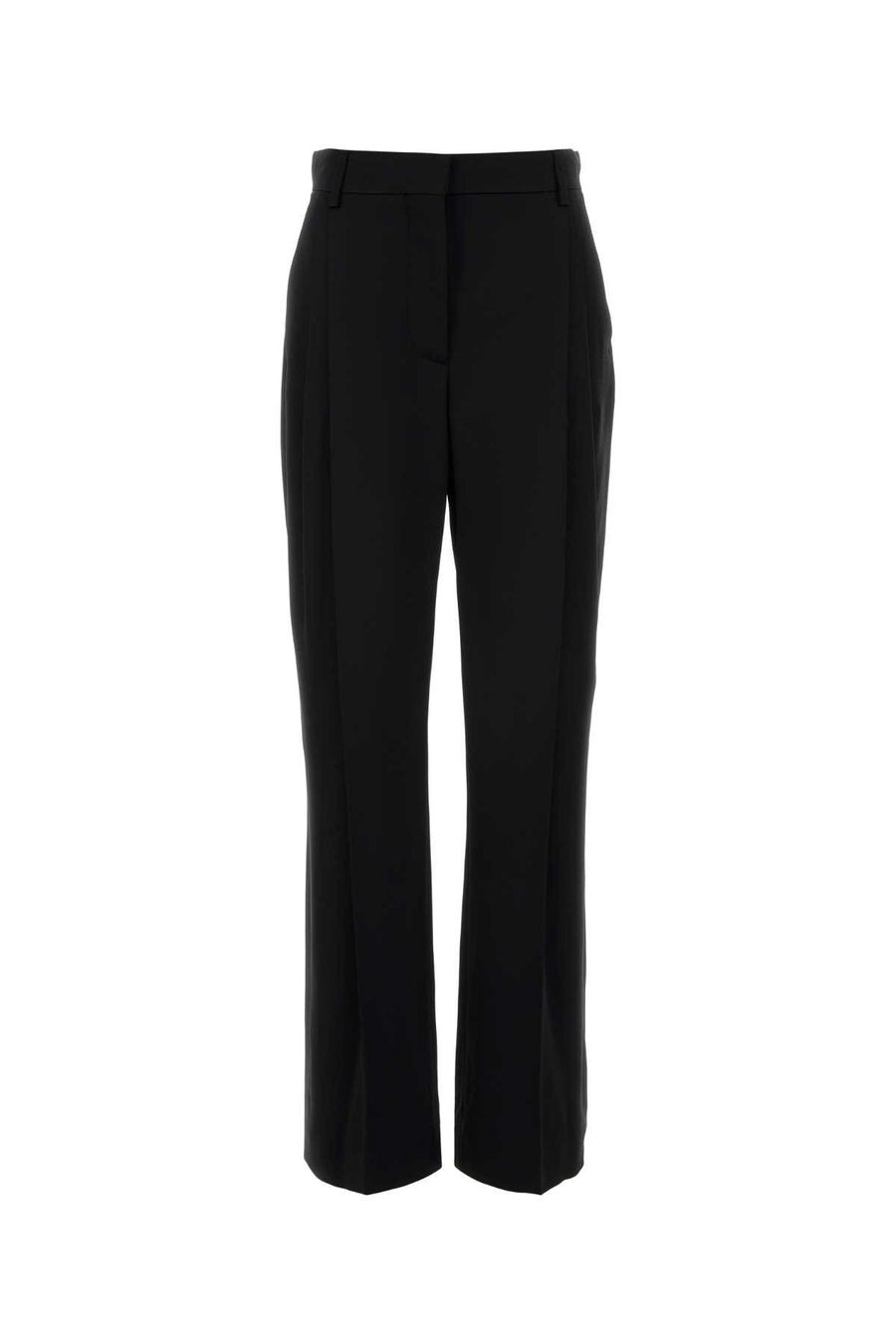 Stella McCartney Straight 73% Acetate trousers in black