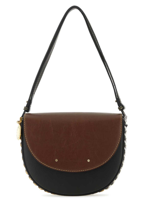 Stella McCartney Exterior: 51% Recycled polyester shoulder bag in black