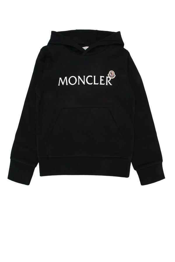 Hoodie Sweater Black Base Fabric: Cotton Maglieria