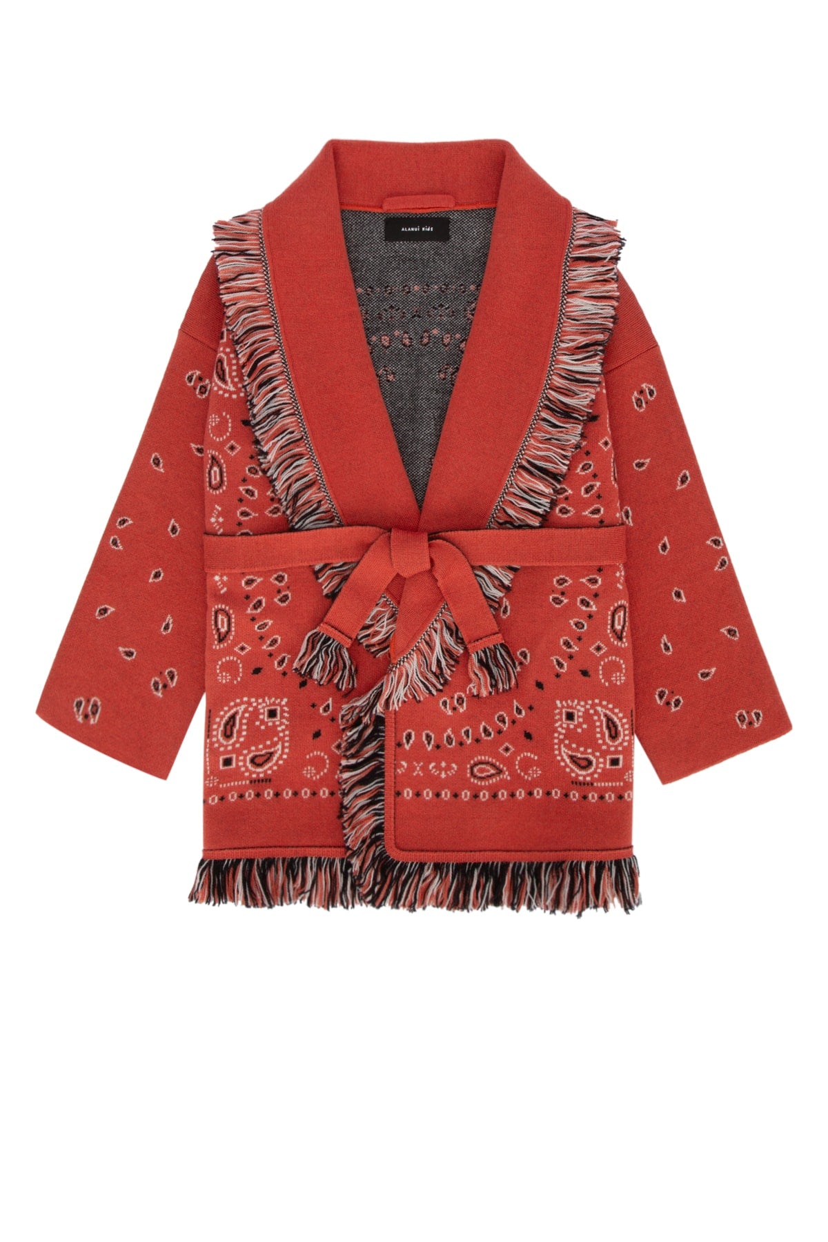 Bandana Jacquard Cardigan Redstart Multi 2684 Maglieria