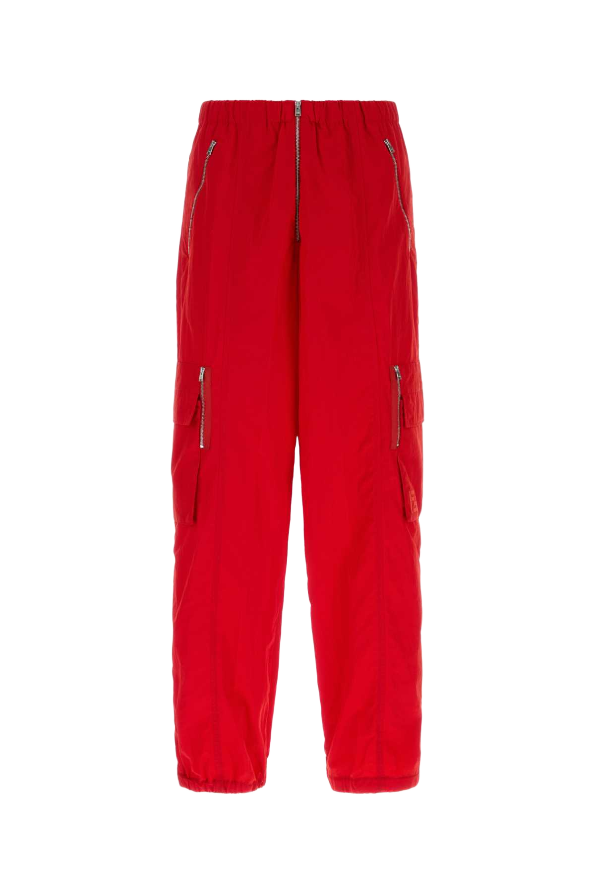 Red Nylon Joggers Ortensia Exterior: Pantaloni