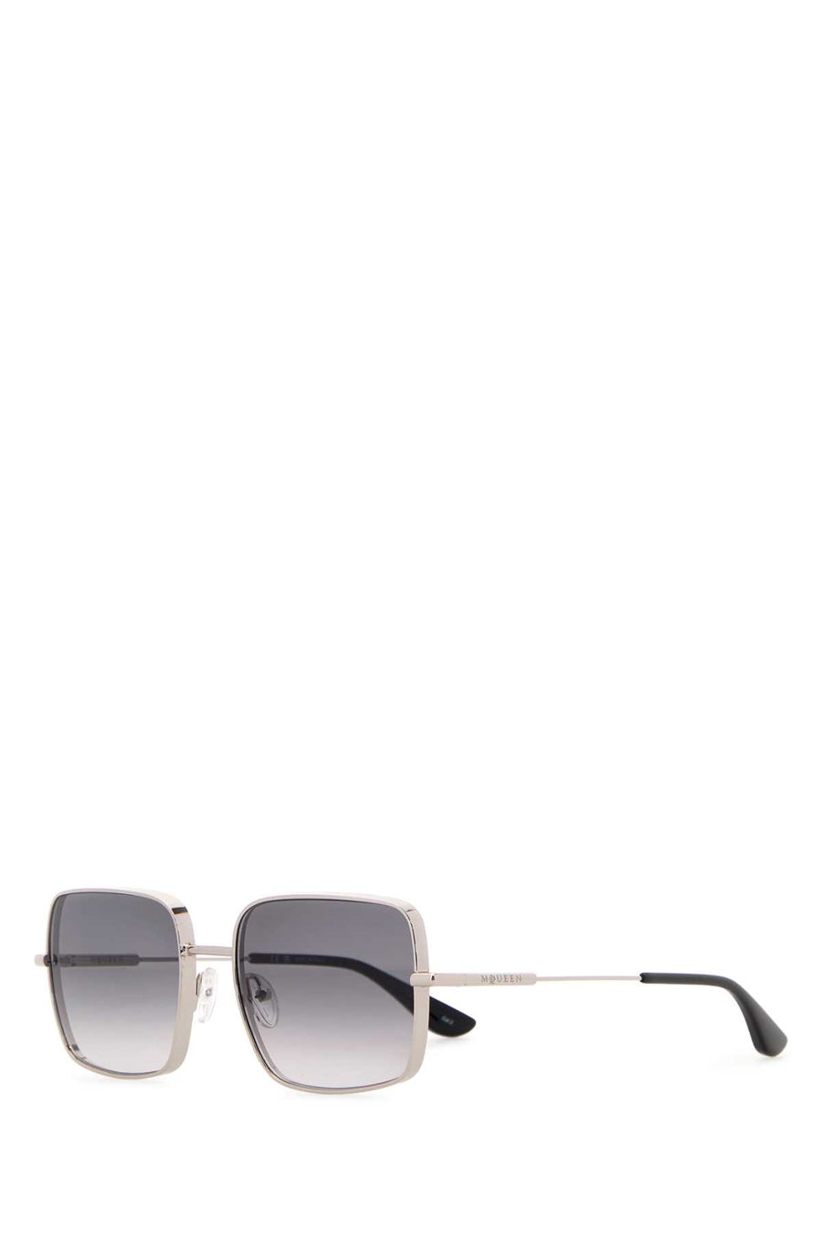 Alexander McQueen AM0564S 100% Metal Finishing color: Silver sunglasses in silver