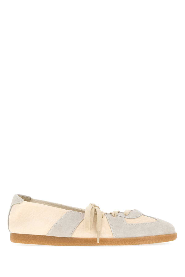Maison Margiela Soft Exterior: Leather flat in beige