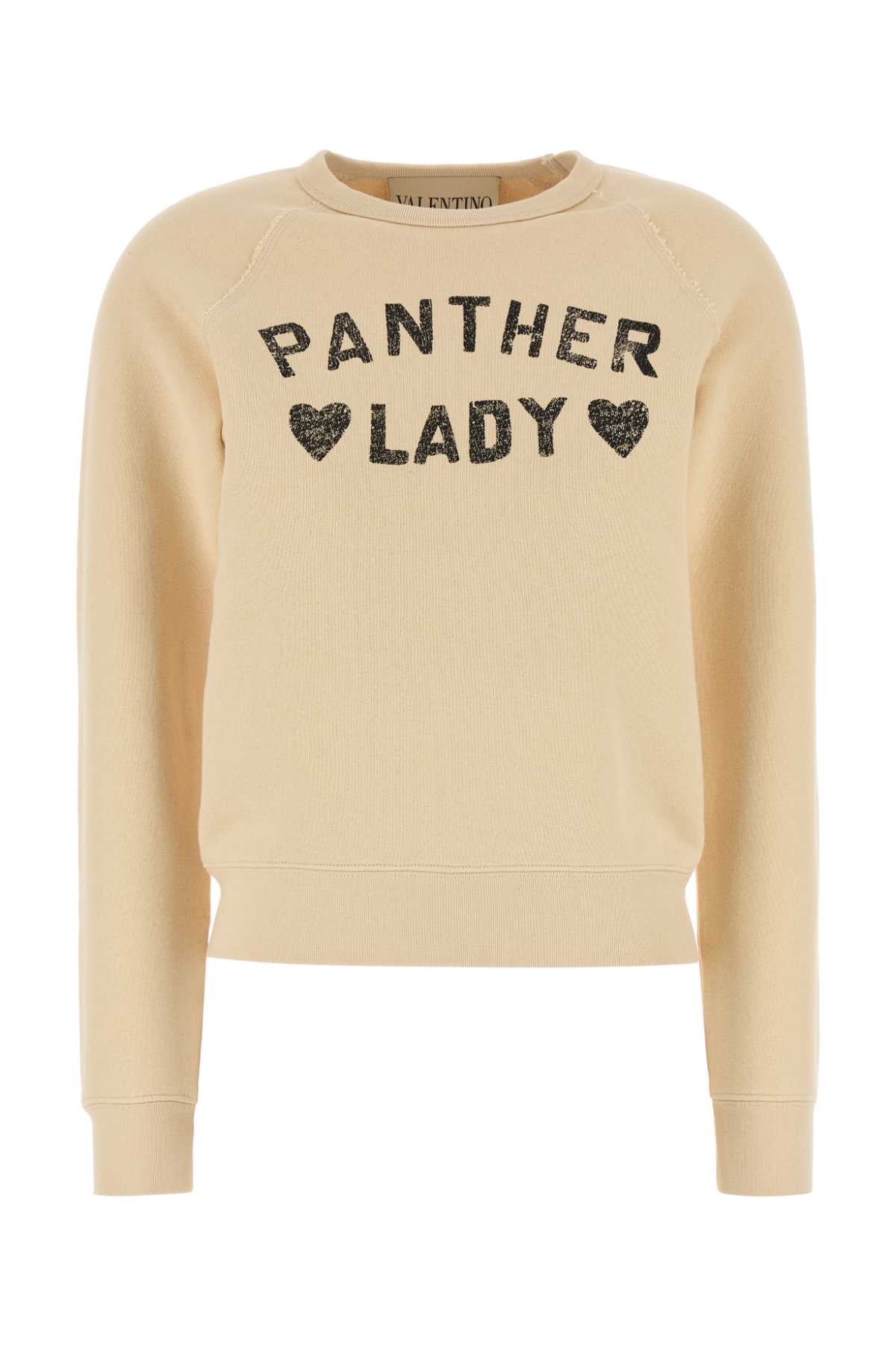Cream Cotton Sweatshirt Betullanero Felpe