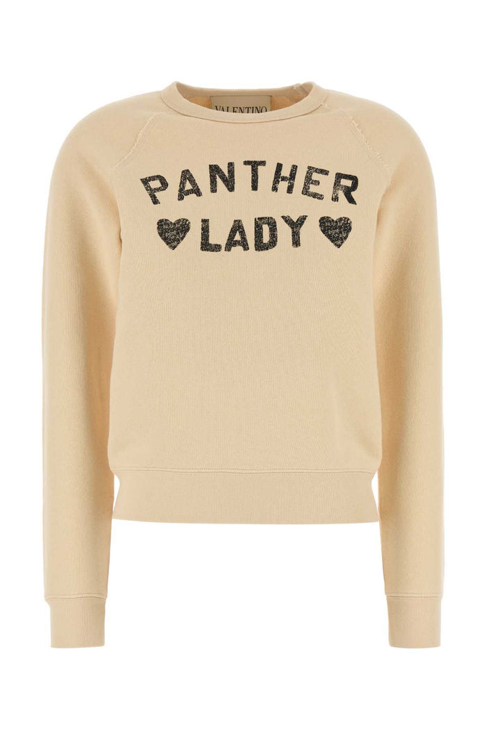 Cream Cotton Sweatshirt Betullanero Felpe