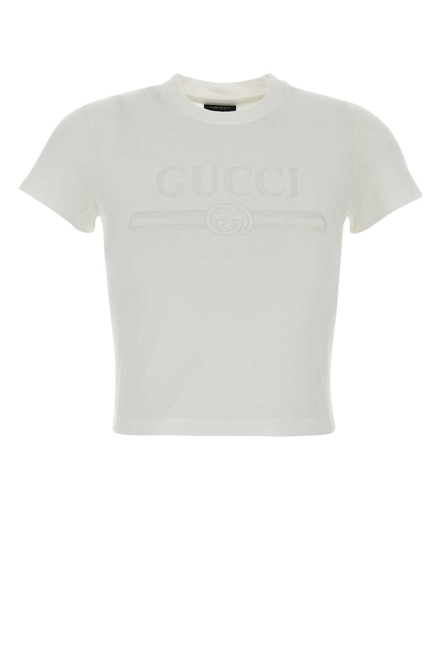 Gucci 52% Cotton 48% Polyester t-shirt in white