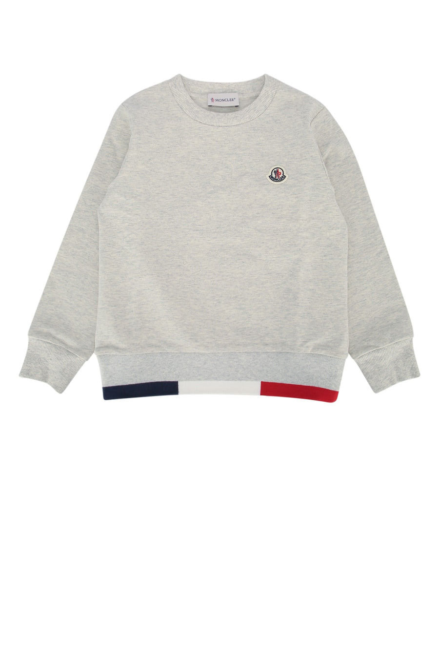 Moncler Jr Clothing 94% Cotton sweatshirt in gray