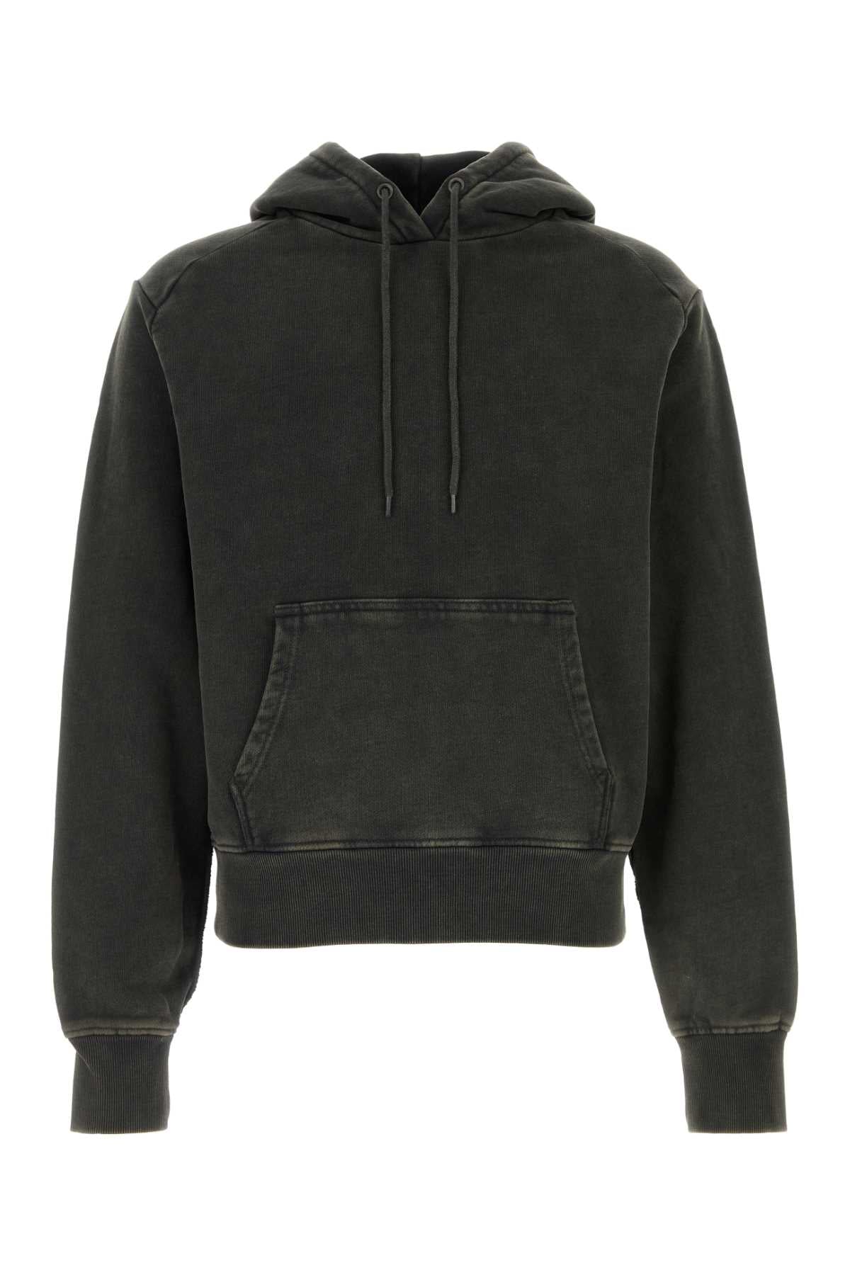 Slate Cotton Sweatshirt Washedblack Exterior: Felpe