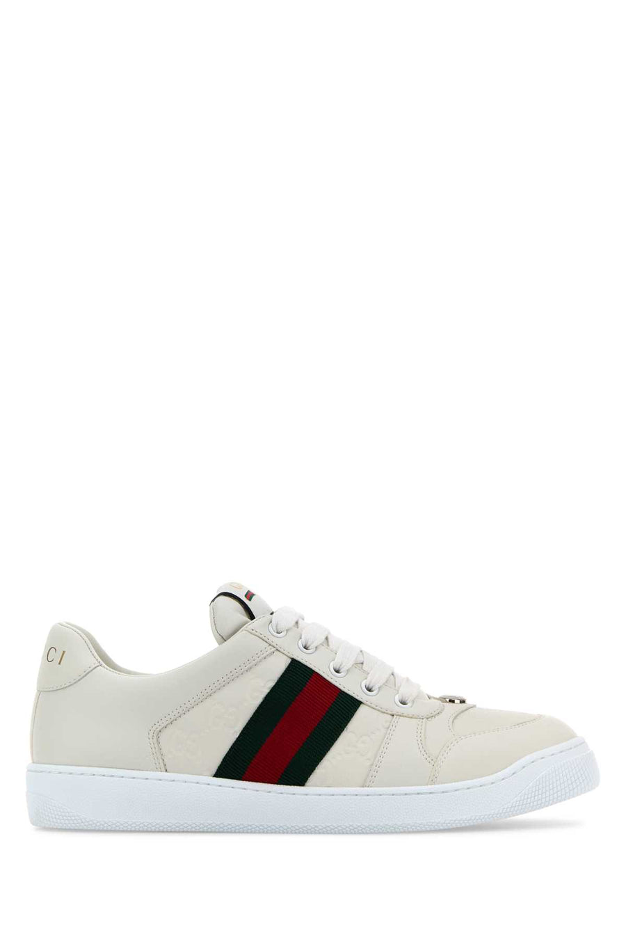 Gucci Lamb leather sneaker in white