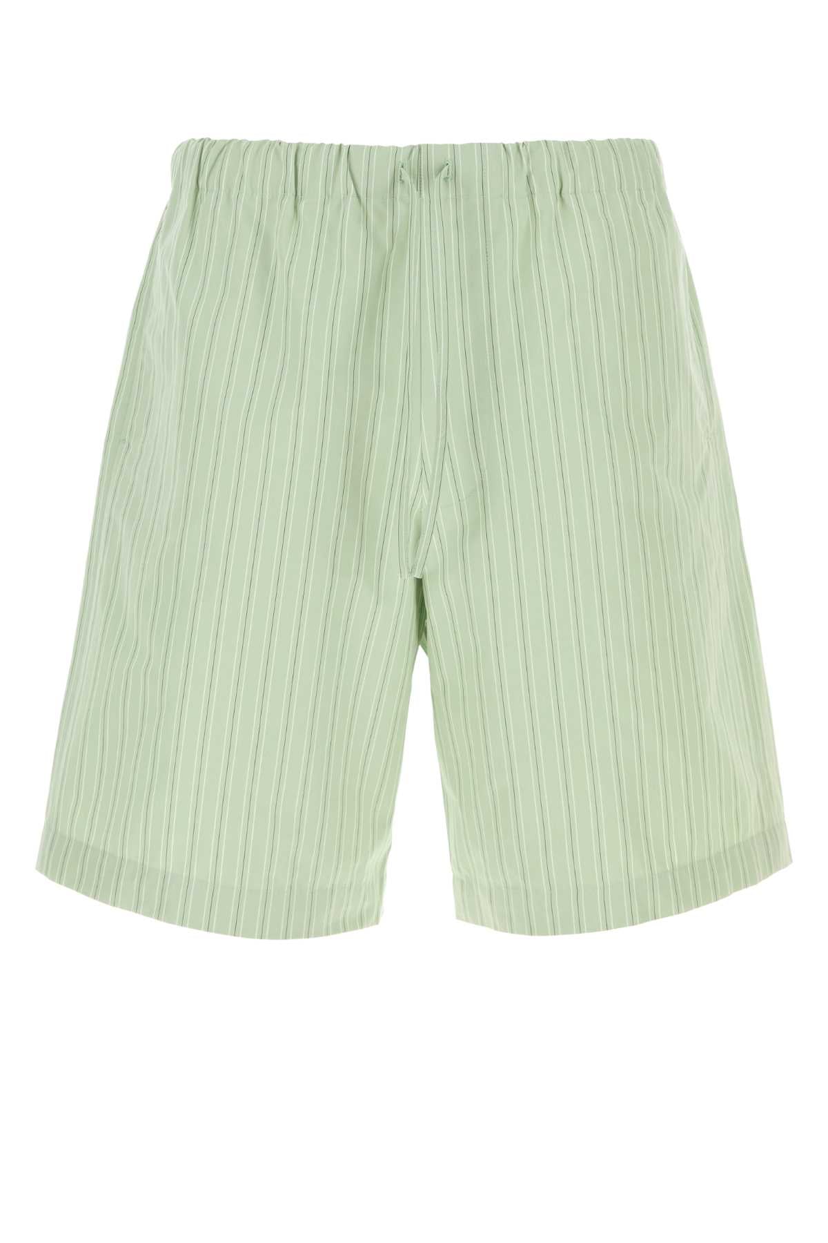 Embroidered Opini Piperi Bermuda Shorts Pistache
