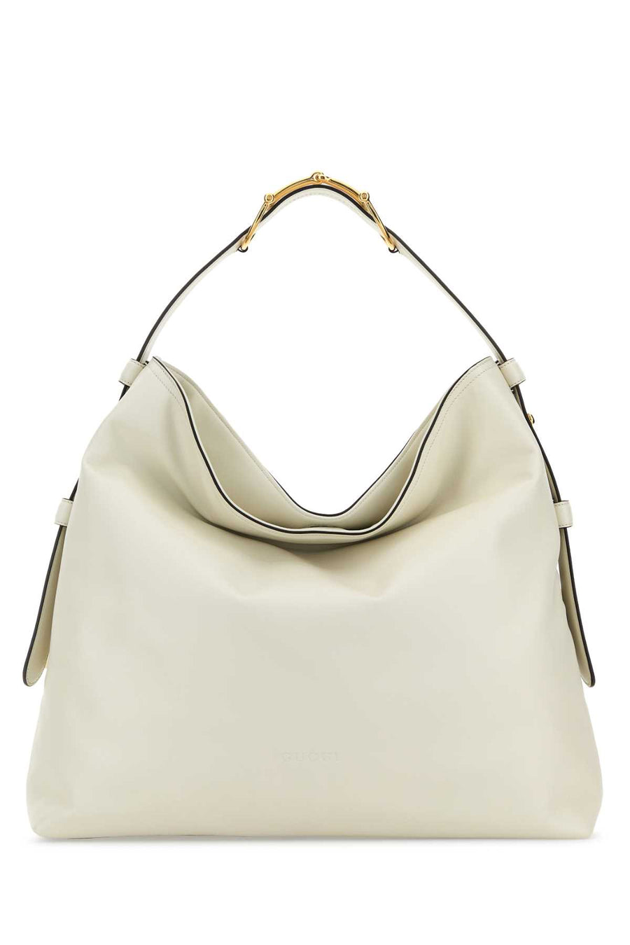 Gucci Exterior: 100% Leather shoulder bag in white