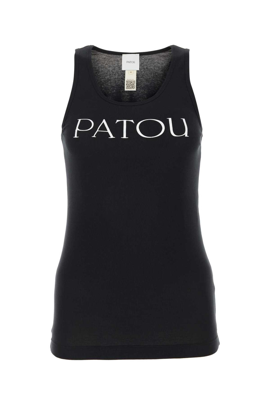 Patou 100% Cotton tank top in black