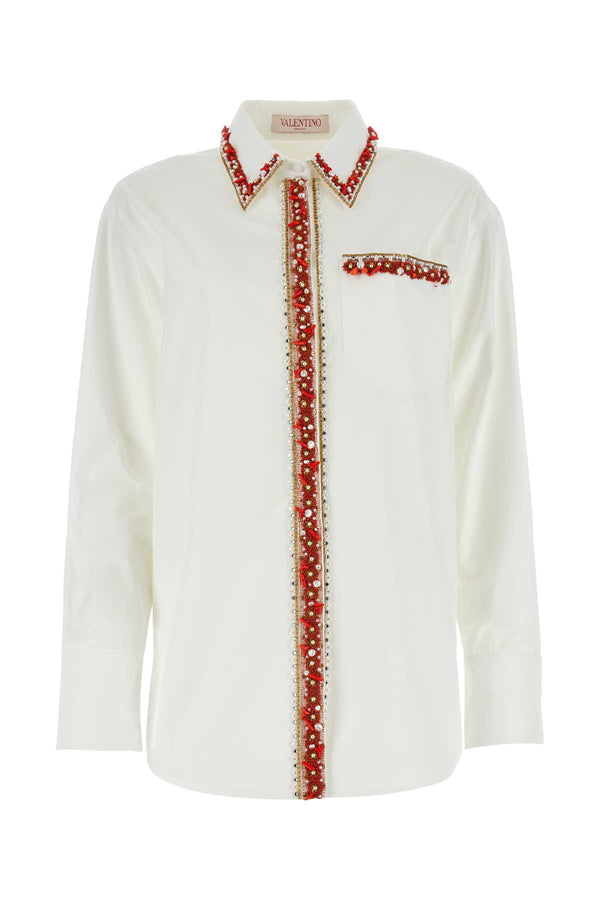 Valentino Garavani 100% Cotton shirt in white
