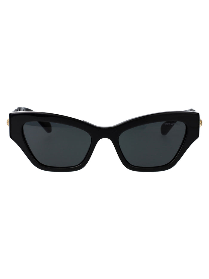 0sk6021 100187 Black Acetate Sunglasses