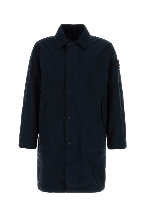 Stone Island Coat 68% Polyester coat in navy