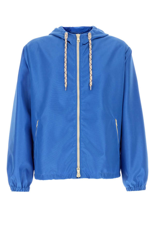 Gucci Exterior: 100% Nylon; Lining: 100% Nylon jacket in blue