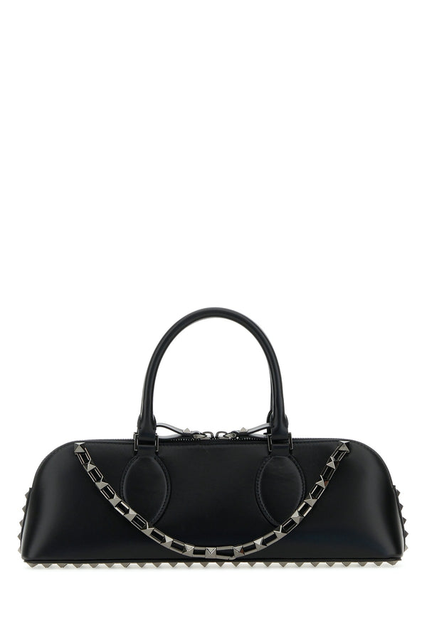Valentino Garavani Calf leather - Bos Taurus shoulder bag in black
