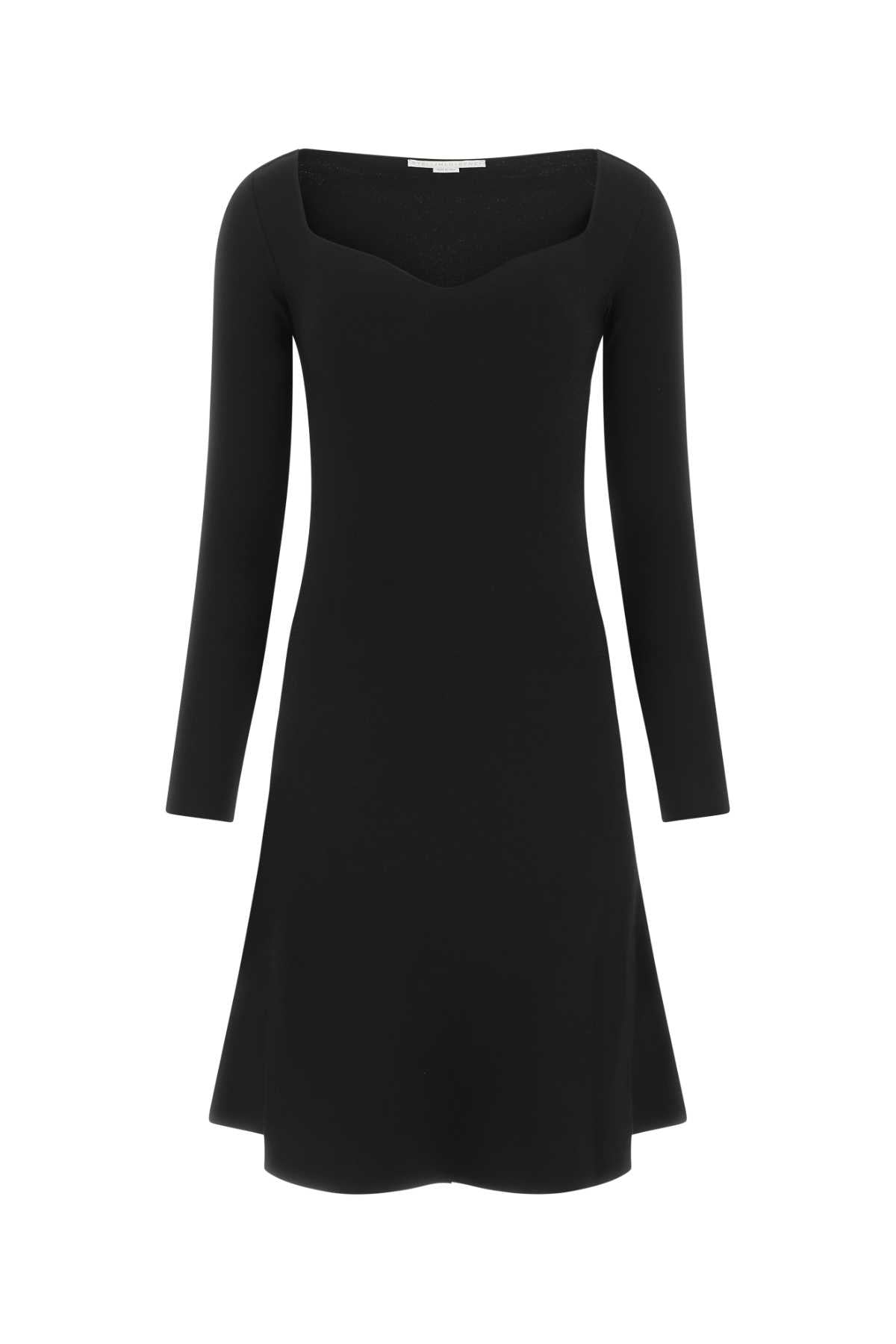 Black Viscose Blend Dress 1000 Exterior: Polyester Abiti