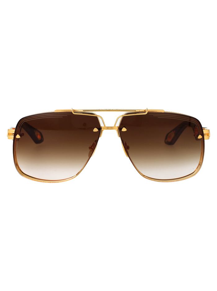 The King Ii Gold Plated Titanium Sunglasses