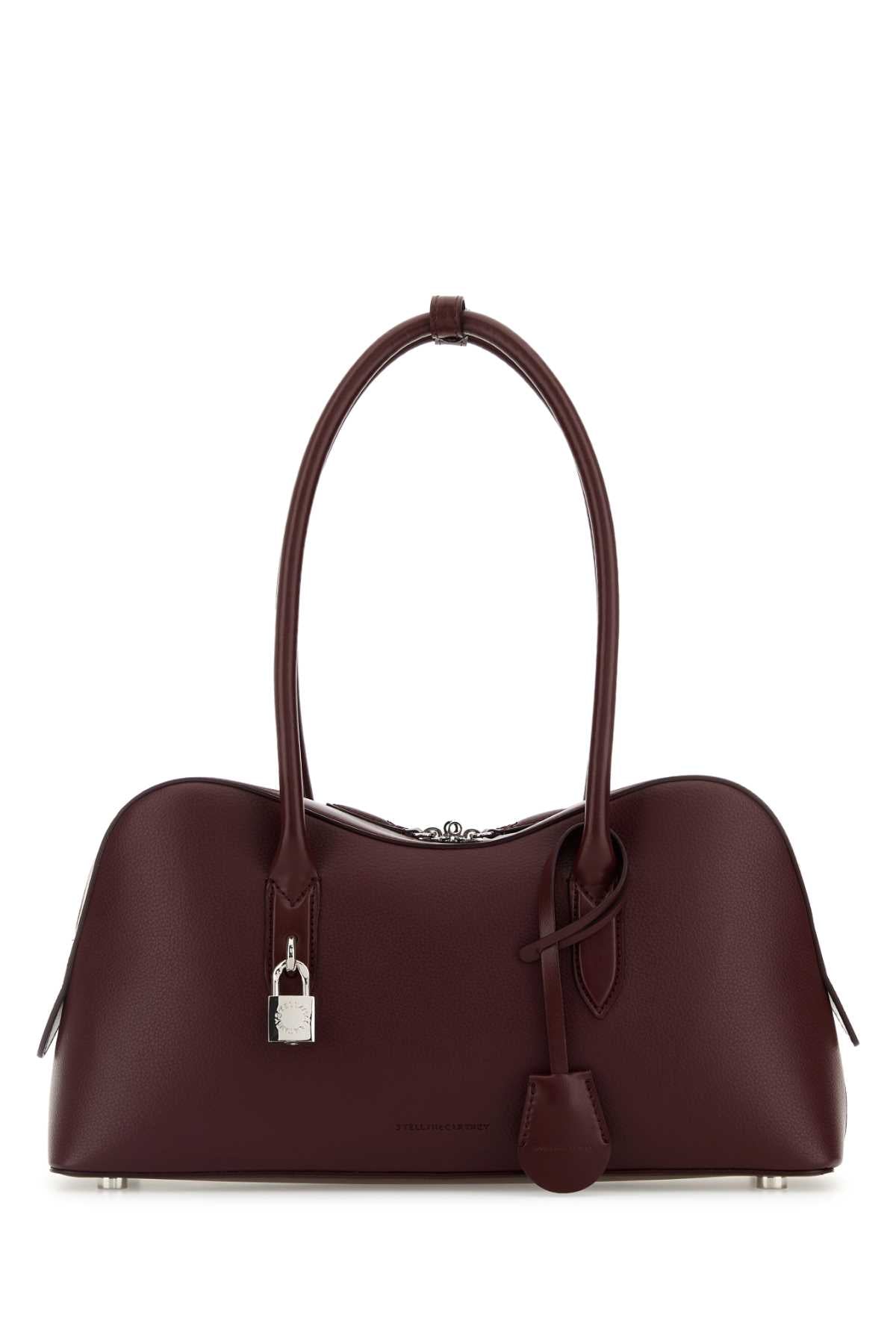 Burgundy Synthetic Leather Ryder Medium Shoulder Bag Bordeaux Borse A Mano
