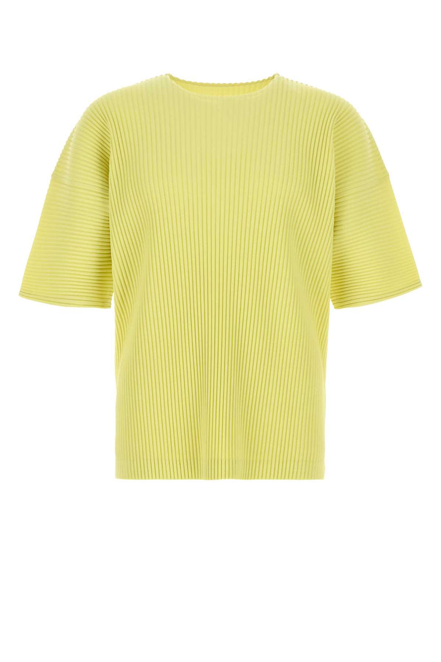 Homme Plisse' Issey Miyake Colors 100% Polyester t-shirt in yellow
