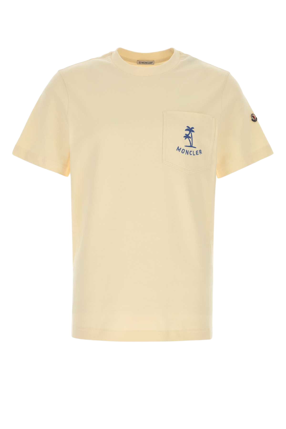 Cream Cotton T-Shirt 060 Exterior