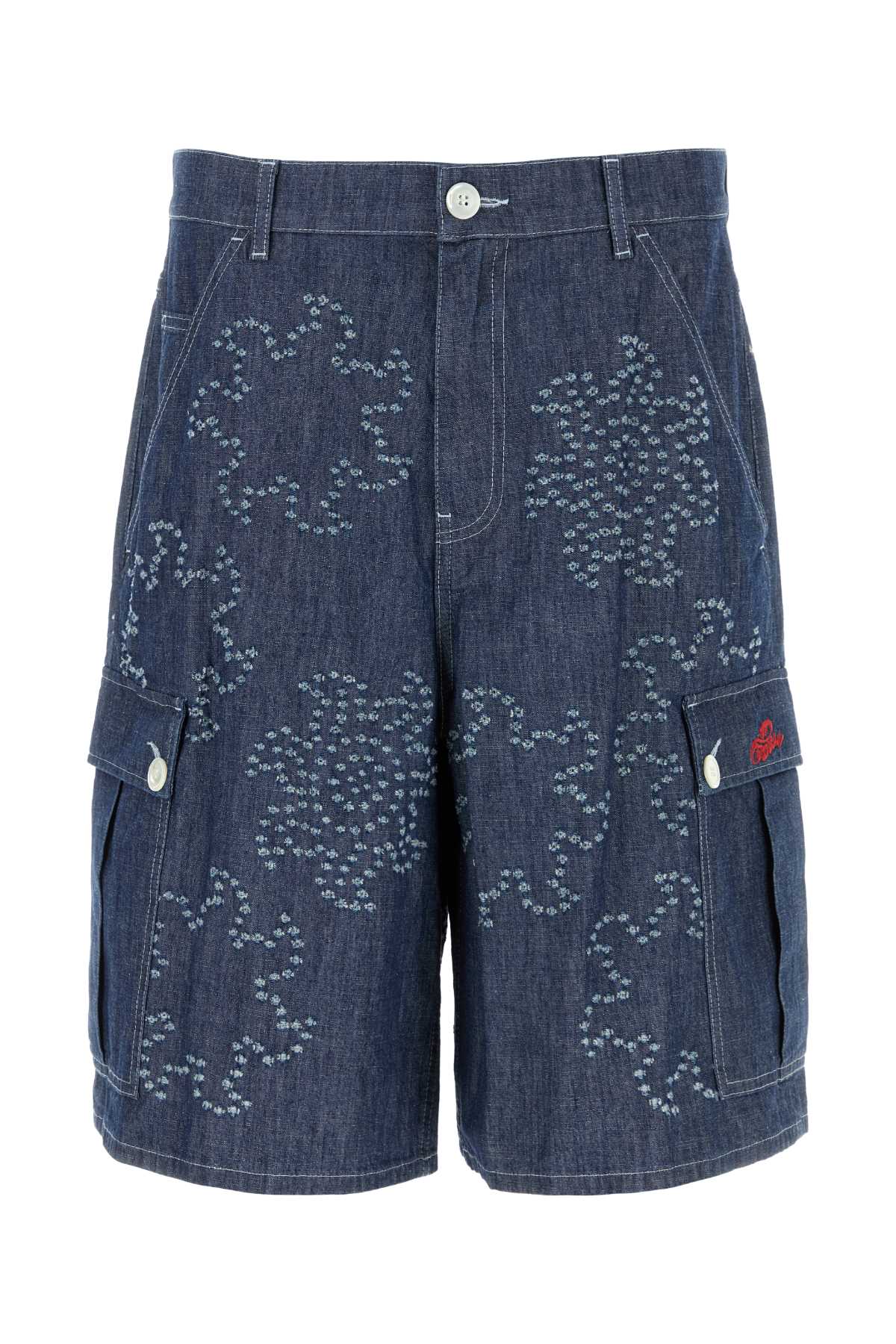 Denim Bermuda Shorts Orion Blue Exterior: Cotton