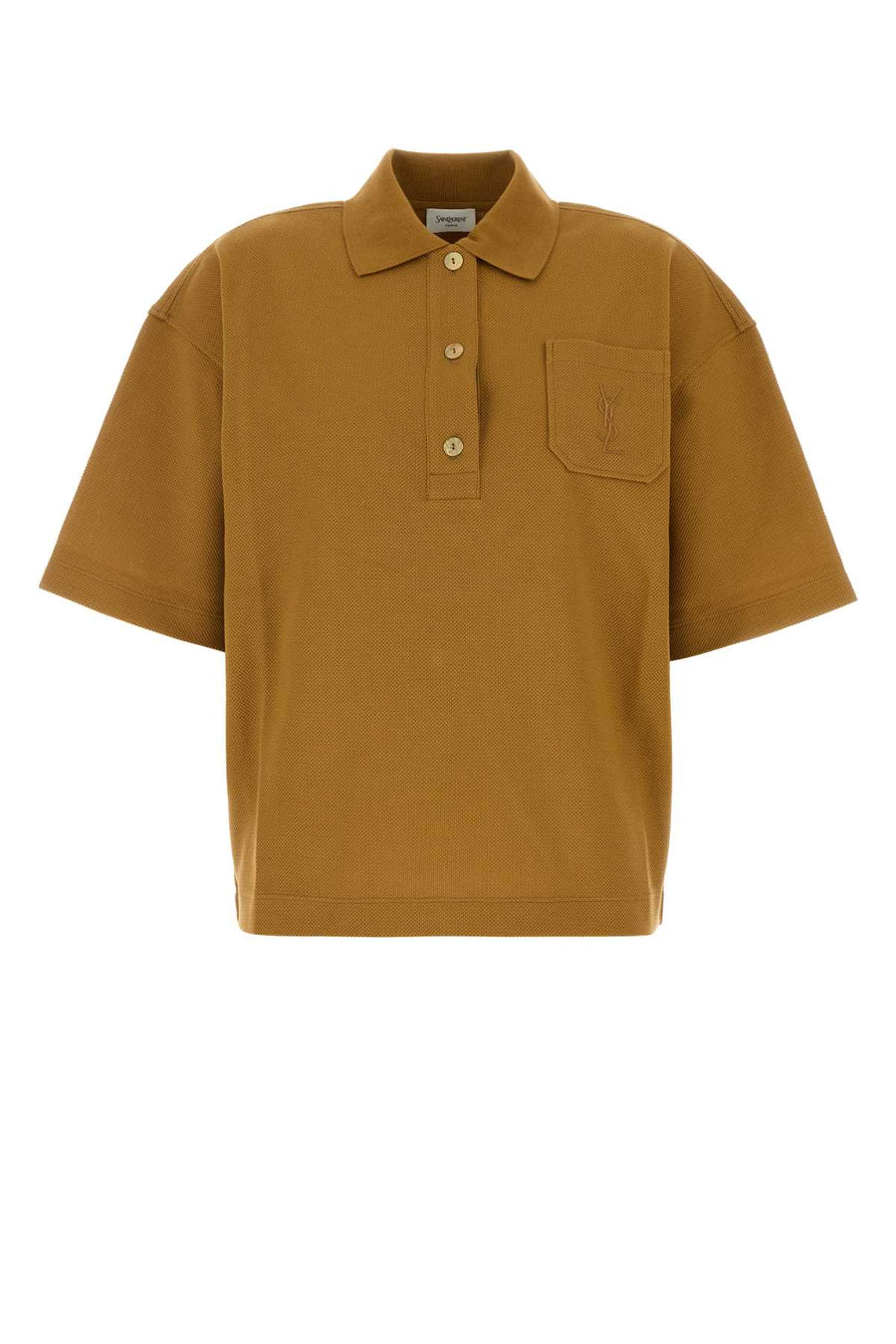 Saint Laurent Manches 100% Cotton polo in orange