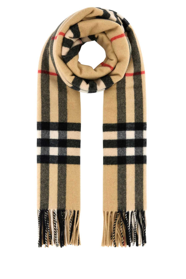 Burberry Chck 100% Cashmere scarf in beige