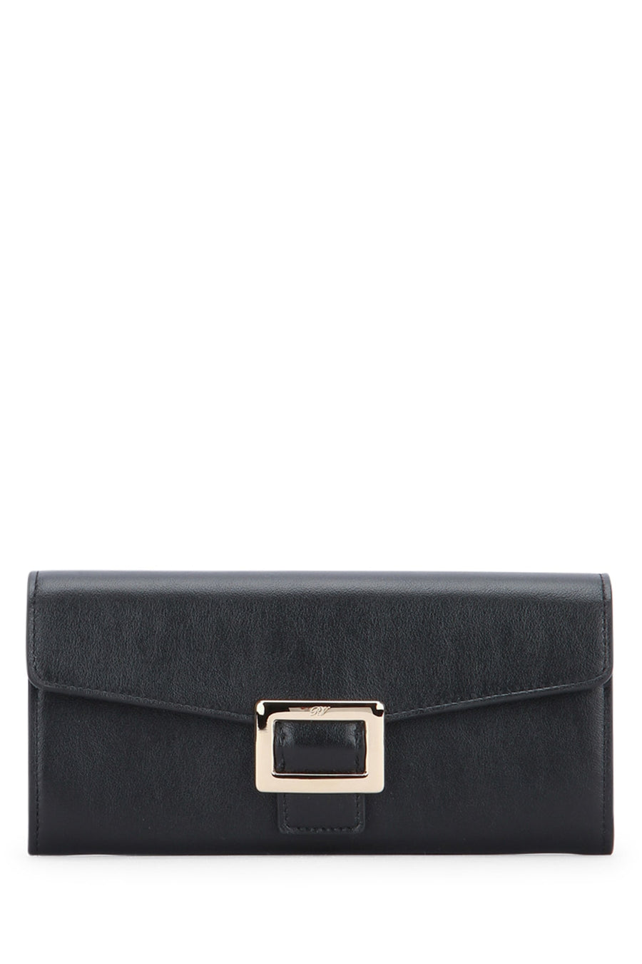 Roger Vivier Vivier 100% Leather wallet in black