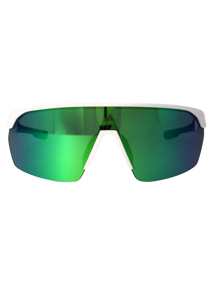 Sp0103 Bianco / Verde Specchiato Injected Sunglasses