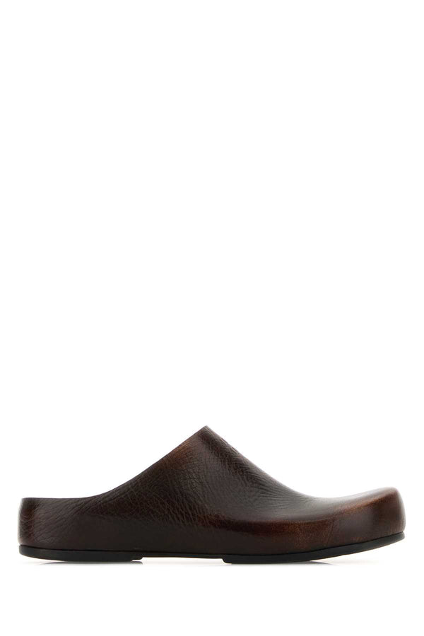 Miu Miu Exterior: 100% Calf slipper in brown