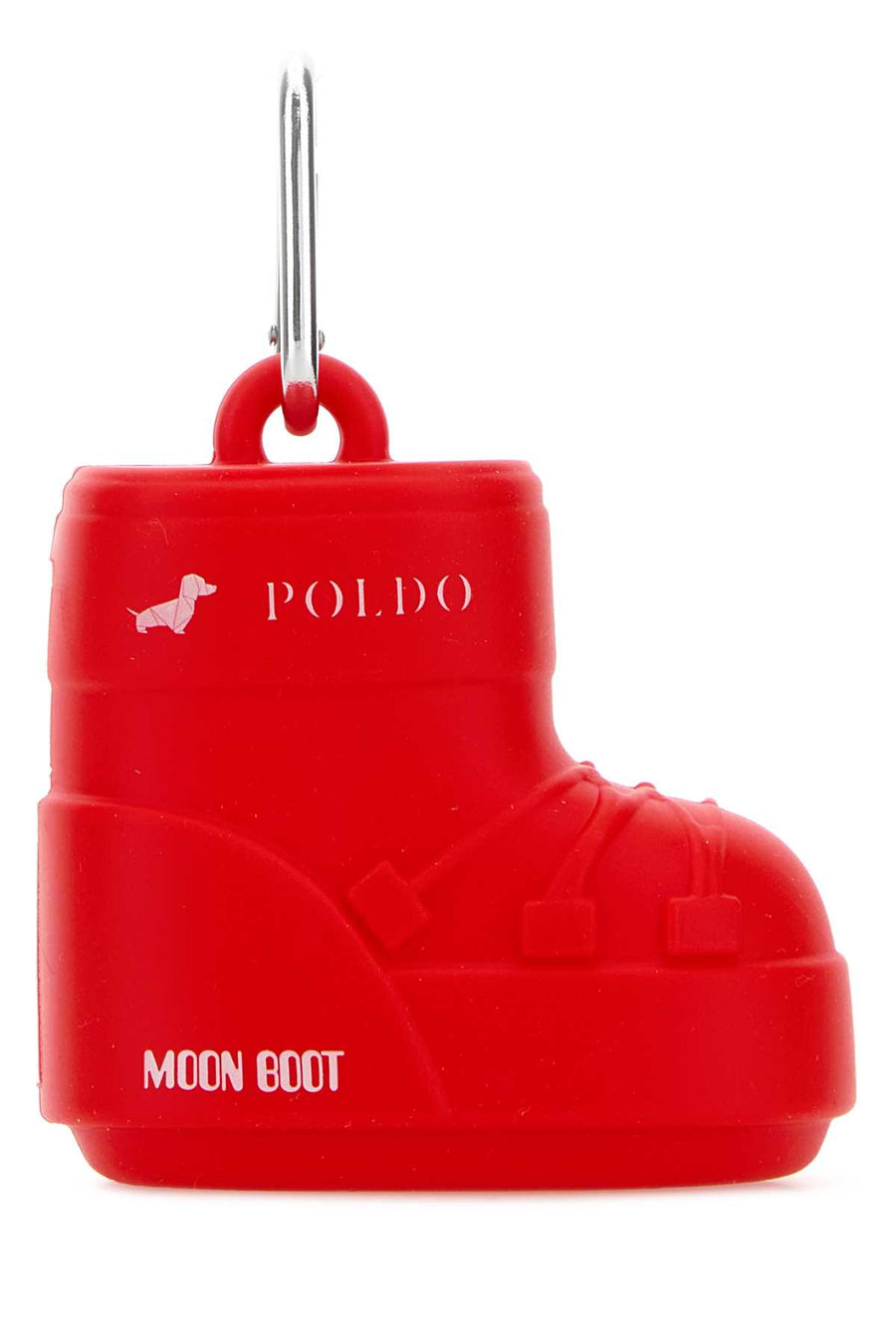 Red Rubber Poldo Dog Couture X Moonboot Dogs Bag Dispenser Exterior: Extra-accessori