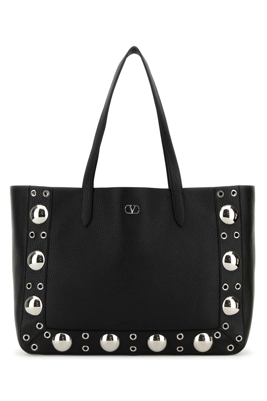 Valentino Garavani Calf leather tote bag in black