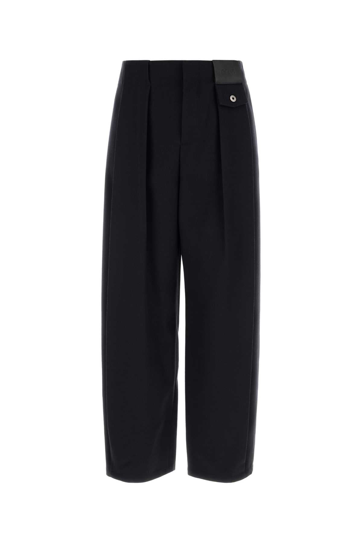 Darknavyblue Exterior: Wool Pantaloni