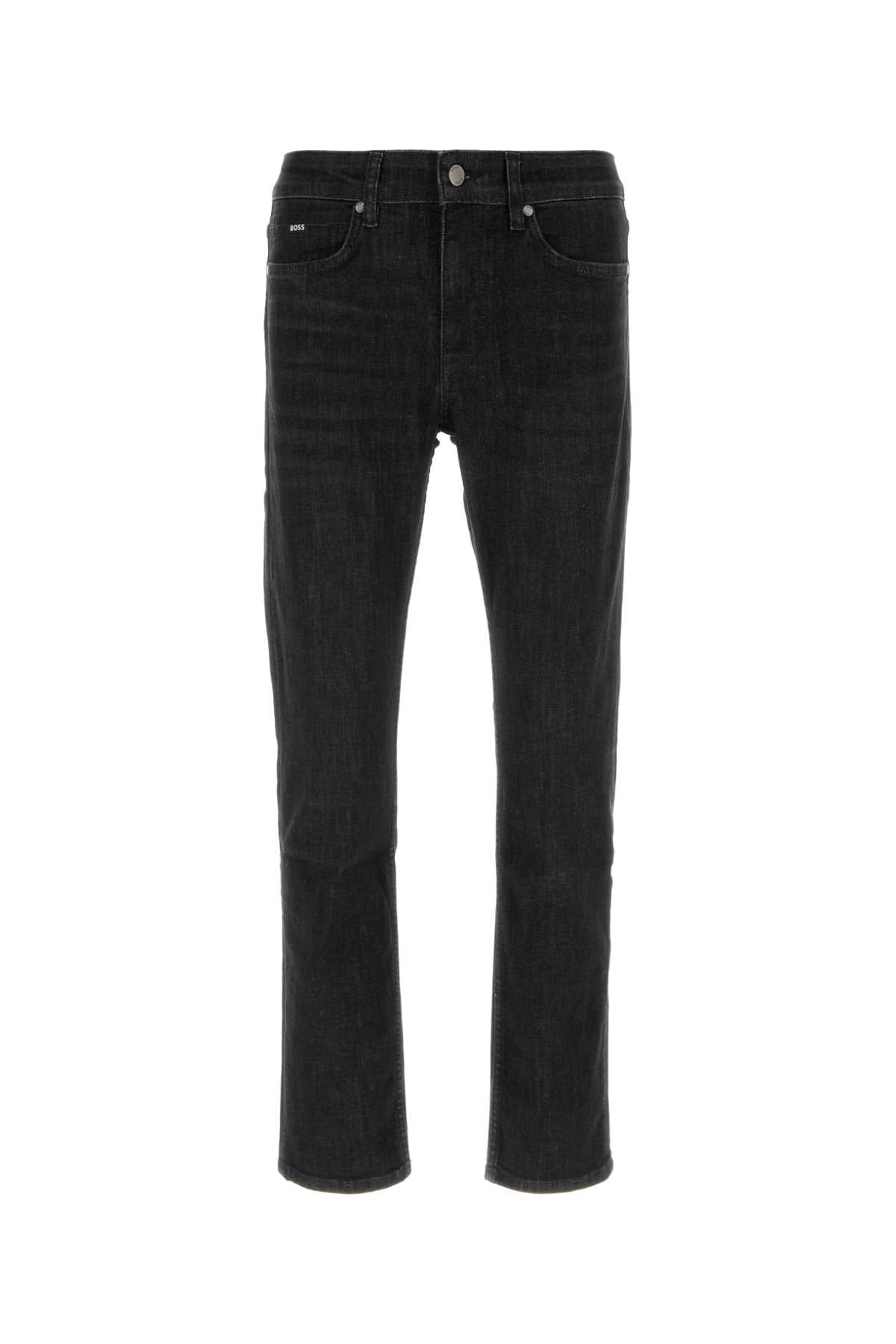 Black Stretch Denim Jeans Pantaloni